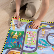 Race Around the World Tracks Floor Puzzle - 48 Pieces R5
