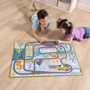 Race Around the World Tracks Floor Puzzle - 48 Pieces R5