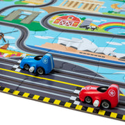 Race Around the World Tracks Floor Puzzle - 48 Pieces R5