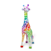 Rainbow Giraffe Lifelike Plush T3
