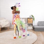 Rainbow Giraffe Lifelike Plush T3