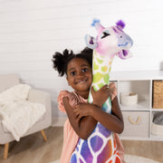 Rainbow Giraffe Lifelike Plush T3