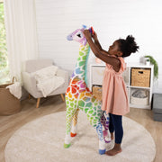 Rainbow Giraffe Lifelike Plush T3