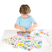 Reusable Sticker Pad 3-Pack: Jungle, Farm, Under the Sea Q3