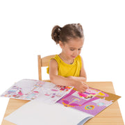 Reusable Sticker Pad Bundle - Fairy, Princess, Dress-Up, and Play House K9