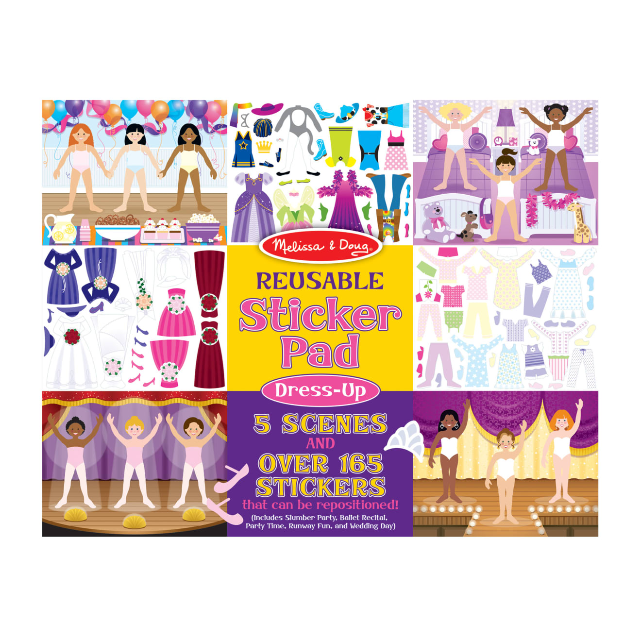 Reusable Sticker Pad - Dress-Up I9