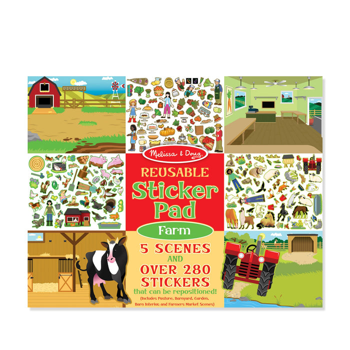 Reusable Sticker Pad - Farm U2