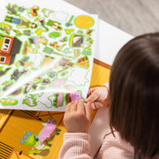 Reusable Sticker Pad - Farm U2
