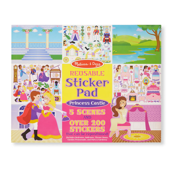 Reusable Sticker Pad - Princess Castle L0