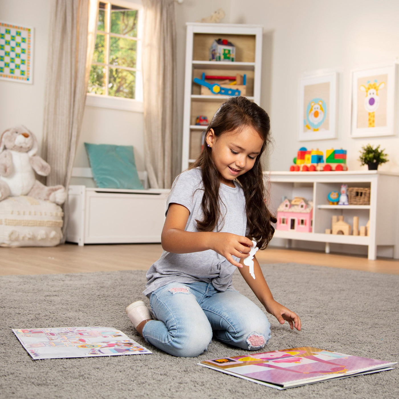 Reusable Sticker Pad - Princess Castle L0
