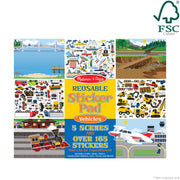 Reusable Sticker Pad - Vehicles W9