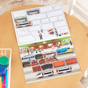 Reusable Sticker Pad - Vehicles W9
