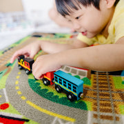 Round the Rails Train Rug Y1