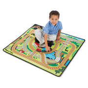Round the Rails Train Rug Y1