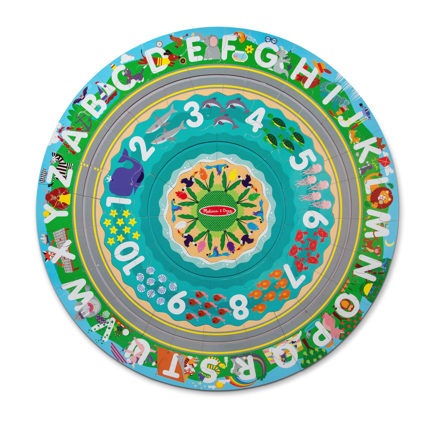 Round the Shore Tracks Floor Puzzle – 48 Pieces T3