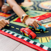 Round the Speedway Race Track Rug & Car Set U7