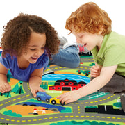Round the Town Road Rug & Car Set G9