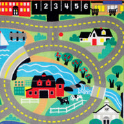 Round the Town Road Rug & Car Set G9