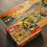 Safari Floor Puzzle - 100 Pieces H6