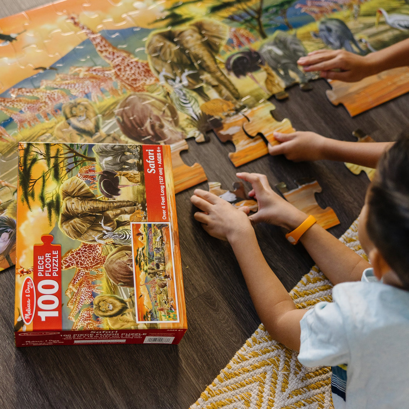 Safari Floor Puzzle - 100 Pieces H6