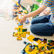 Safari Social Floor Puzzle - 24 Pieces U5