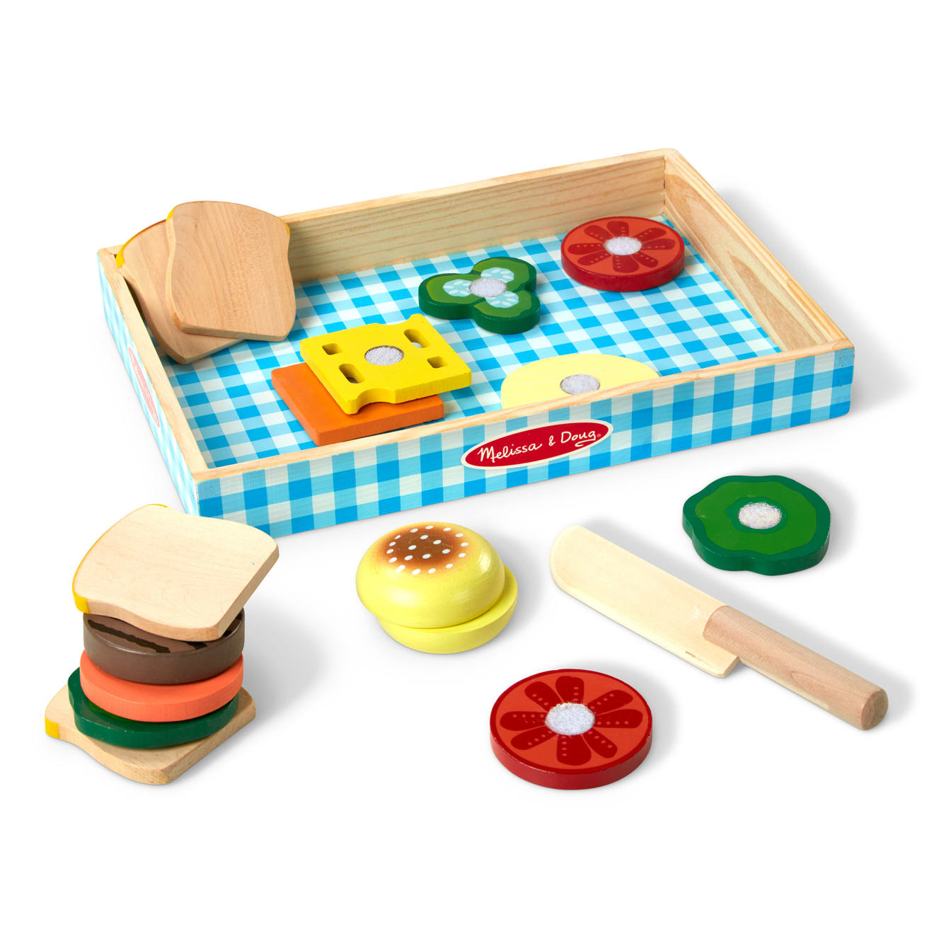 Sandwich Making Set - Wooden Play Food I4