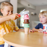 Scoop & Stack Ice Cream Cone Magnetic Play Set D9