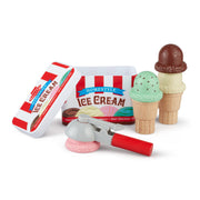 Scoop & Stack Ice Cream Cone Magnetic Play Set D9