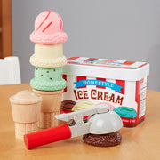 Scoop & Stack Ice Cream Cone Magnetic Play Set D9