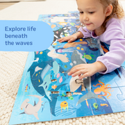 Search & Find Beneath the Waves Floor Puzzle - 48 Pieces E3