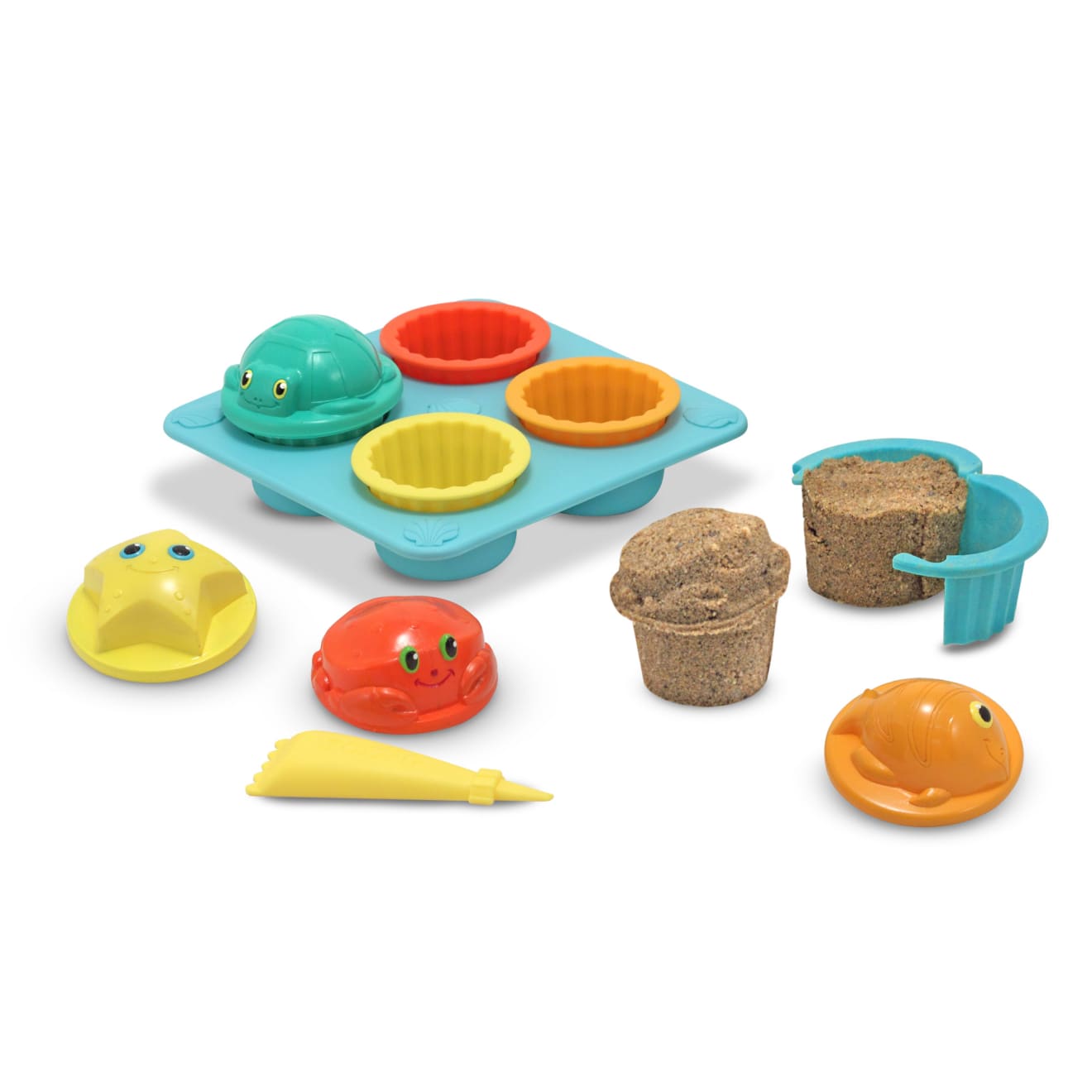 Seaside Sidekicks Sand Cupcake Set K0