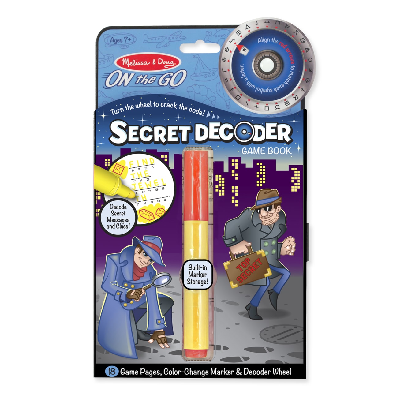 Secret Decoder Game Book - On the Go Travel Activity Book Y2