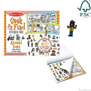 Seek & Find Sticker Pad – Around Town L6