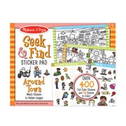 Seek & Find Sticker Pad – Around Town L6