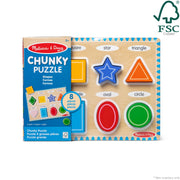 Shapes Chunky Puzzle - 8 Pieces N1