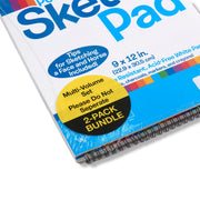Sketch Pad 2-Pack (9-Inch x 12-Inch) X1