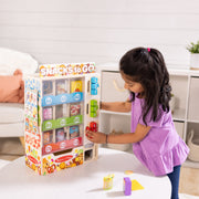 Sort, Stock, Select Wooden Vending Machine Play Set Q1