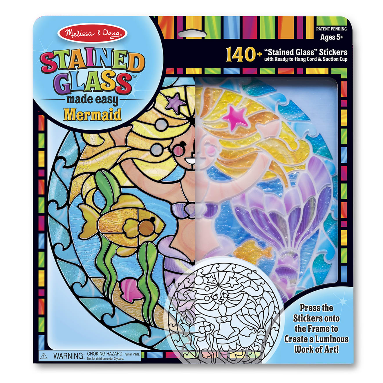 Stained Glass Made Easy - Mermaid X8