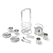 Stainless Steel Tea Set with Storage Stand N9