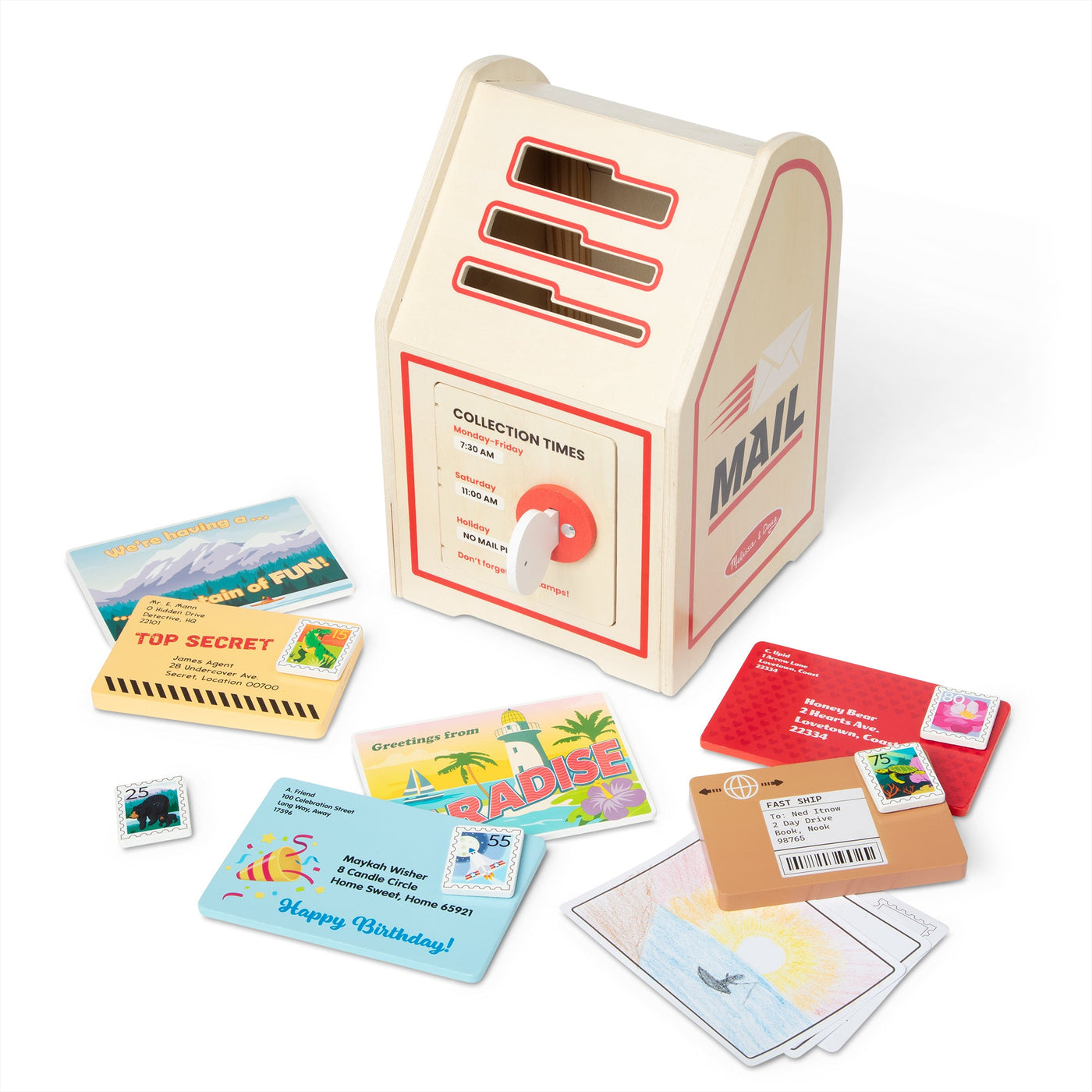 Stamp and Sort Mailbox Play Set T8