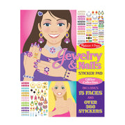 Sticker Pad - Jewelry & Nails Glitter Collection O1