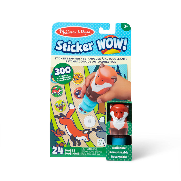 Sticker WOW!™ Activity Pad & Sticker Stamper - Fox D7