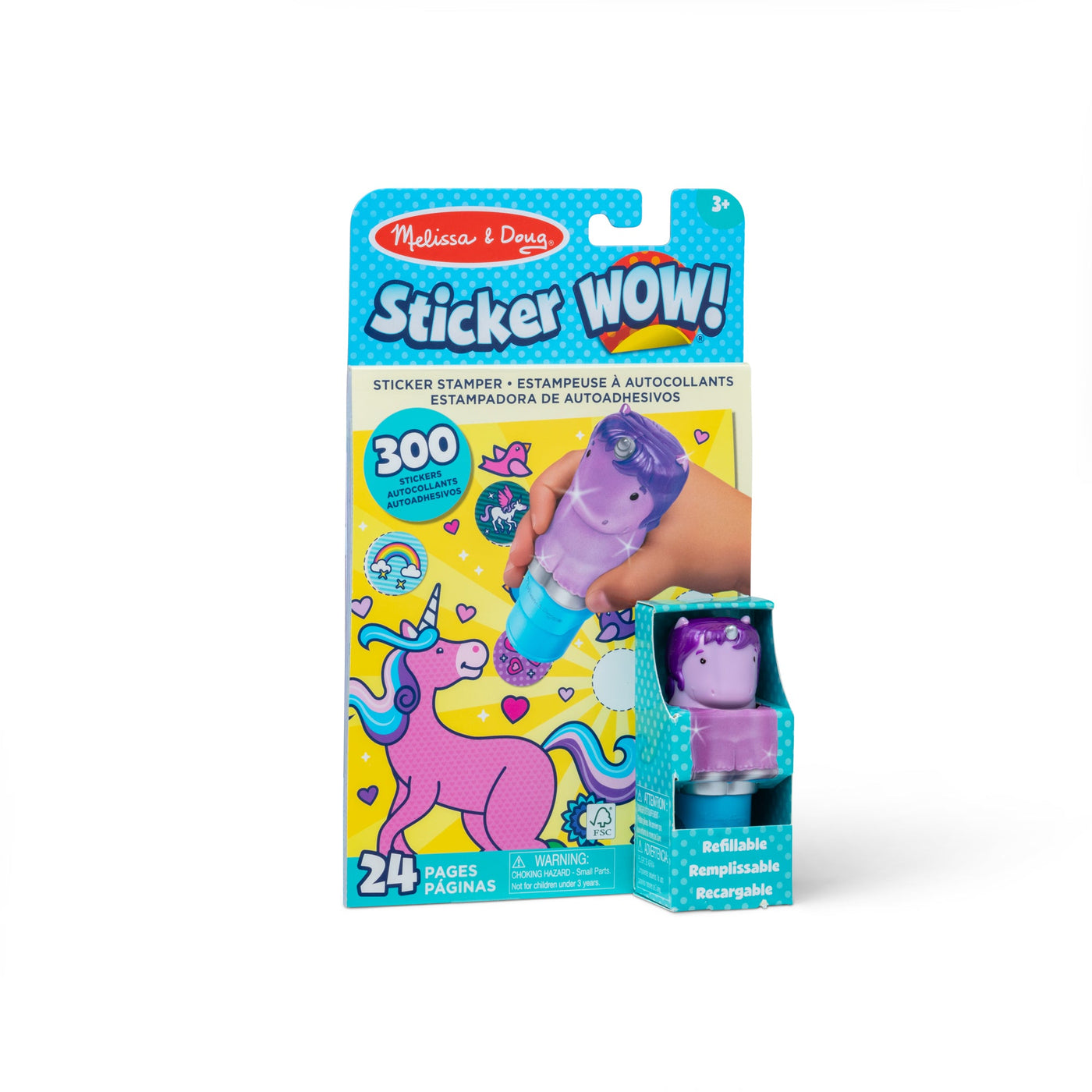 Sticker WOW!™ Activity Pad & Sticker Stamper - Purple Unicorn N0