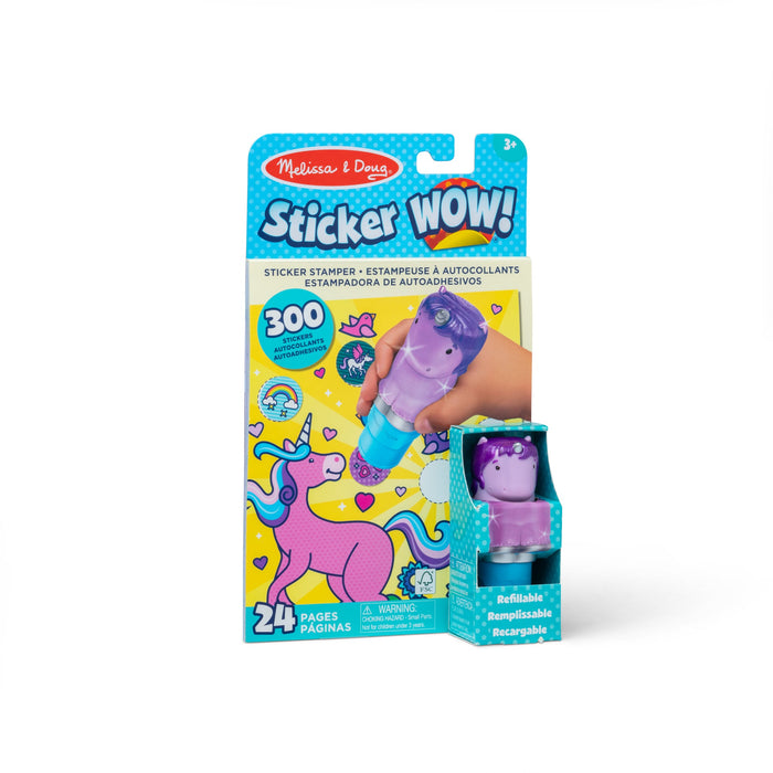 Sticker WOW!™ Activity Pad & Sticker Stamper - Purple Unicorn N0