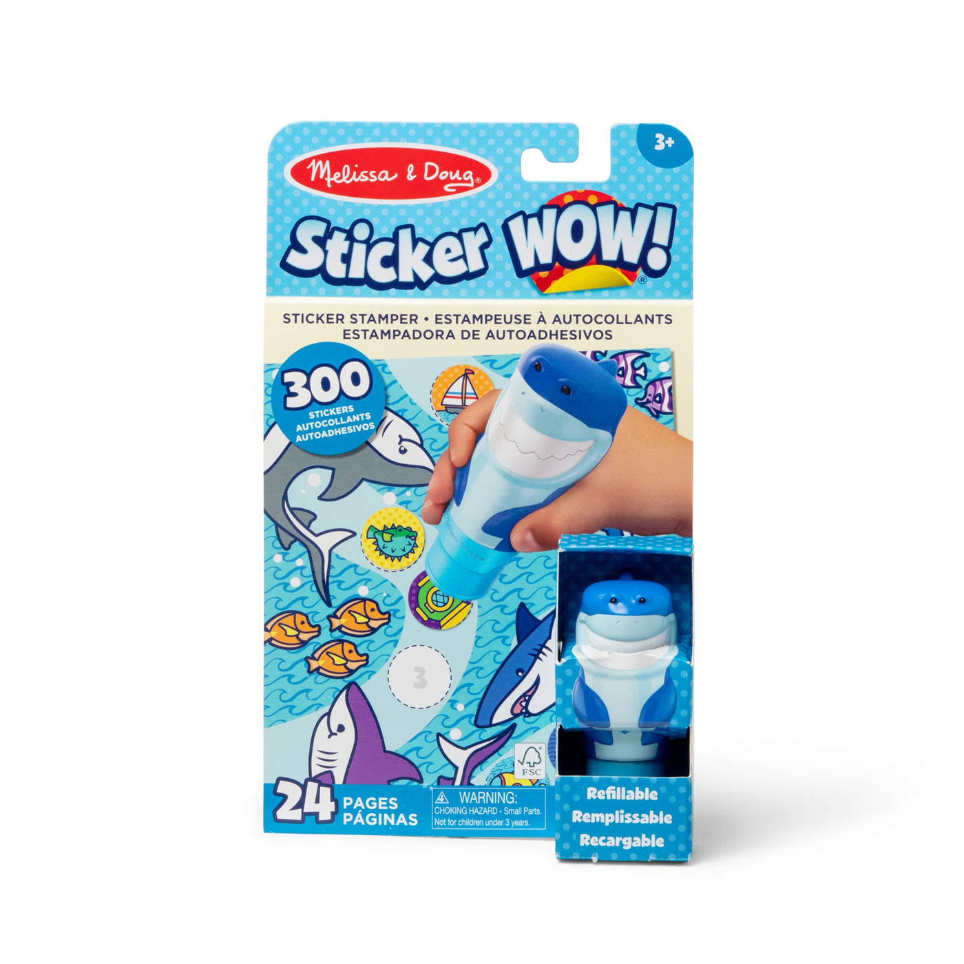 Sticker WOW!™ Activity Pad & Sticker Stamper - Shark E4