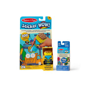 Sticker WOW!™ Bulldozer Bundle: Activity Pad & Sticker Stamper + Mini Activity Pad and 200 Refill Stickers Y7