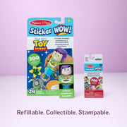 Sticker WOW!™ Disney Toy Story Buzz Lightyear Bundle: Activity Pad & Sticker Stamper + Mini Activity Pad and 200 Refill Stickers U9