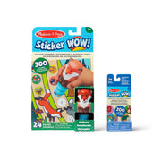 Sticker WOW!™ Fox Bundle: Activity Pad & Sticker Stamper + Mini Activity Pad and 200 Refill Stickers I6