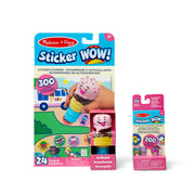 Sticker WOW!™ Ice Cream Bundle: Activity Pad & Sticker Stamper + Mini Activity Pad and 200 Refill Stickers G0