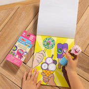 Sticker WOW!™ Ice Cream Bundle: Activity Pad & Sticker Stamper + Mini Activity Pad and 200 Refill Stickers G0